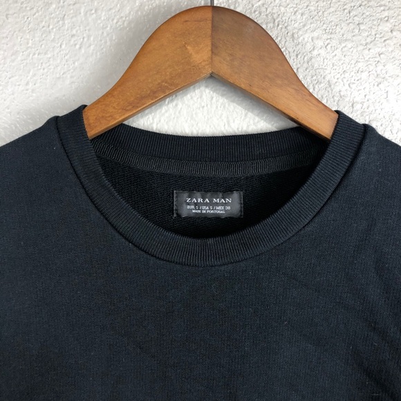 Zara Man Camo Crew Neck Sweatshirt - Picture 6 of 7